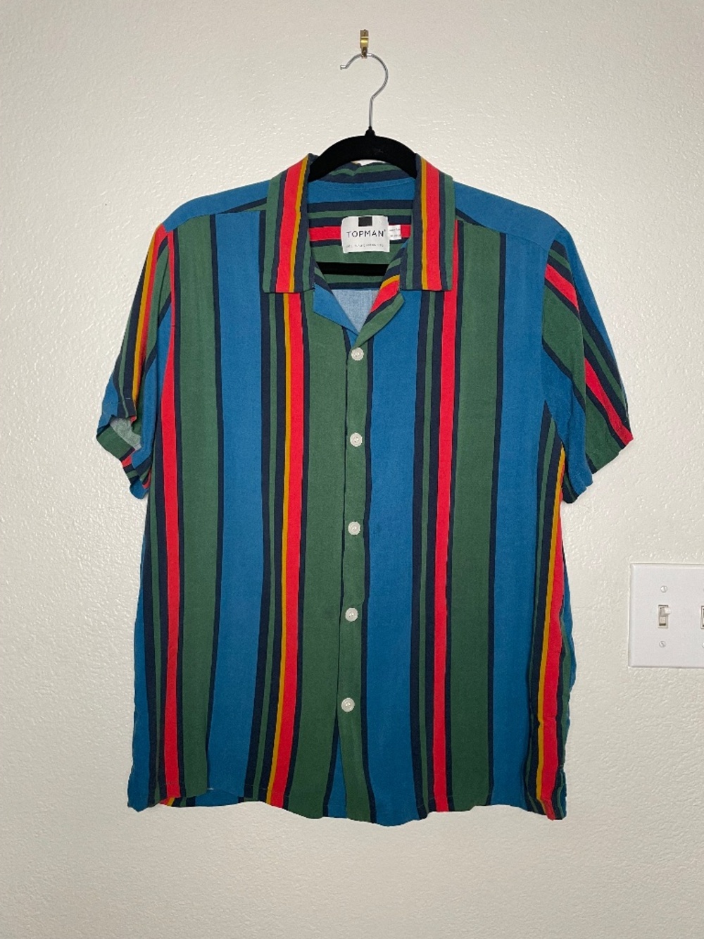 Topman Striped Button Down Shirt